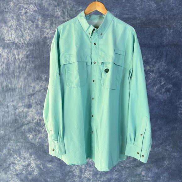 Men's LL Bean Tropicwear Long Sleeve Shirt Sz XL - Picture 1 of 5